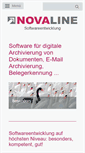 Mobile Screenshot of novaline.de